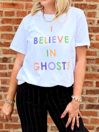 I Believe in Ghosts Comfort Color Tee - Limeberry Designs