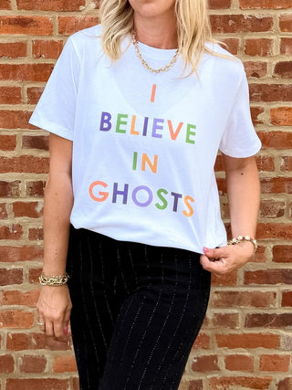 I Believe in Ghosts Comfort Color Tee - Limeberry Designs