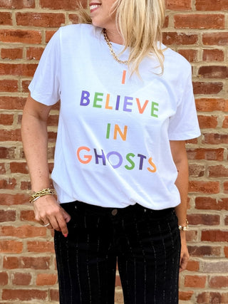 I Believe in Ghosts Comfort Color Tee - Limeberry Designs