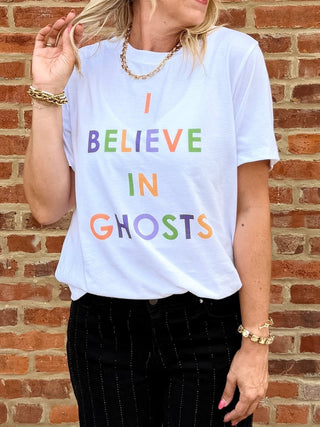I Believe in Ghosts Comfort Color Tee - Limeberry Designs