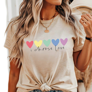 I Choose Love Graphic Tee - Limeberry Designs