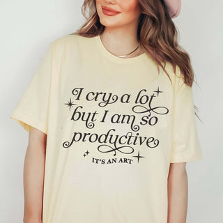 I Cry A Lot Graphic Tee - Limeberry Designs