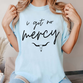 I Got No Mercy Comfort Color Wholesale Tee - Fast Shipping - Limeberry Designs