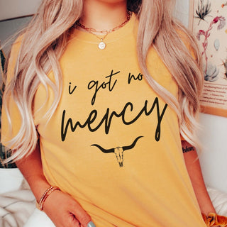 I Got No Mercy Comfort Color Wholesale Tee - Fast Shipping - Limeberry Designs