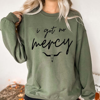 I Got No Mercy Wholesale Sweatshirt - Quick Shipping - Limeberry Designs