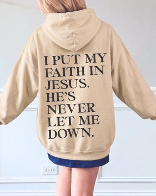I Put My Faith In Jesus Hoodie - Limeberry Designs