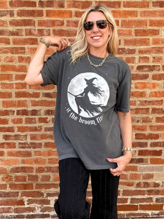 If the Broom Fits Comfort Color Tee - Limeberry Designs