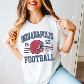 Indianapolis Football Bella Graphic Tee - Limeberry Designs