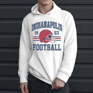 Indianapolis Football Graphic Hoodie - Limeberry Designs