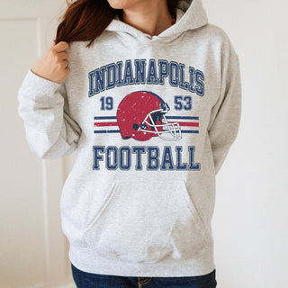 Indianapolis Football Graphic Hoodie - Limeberry Designs