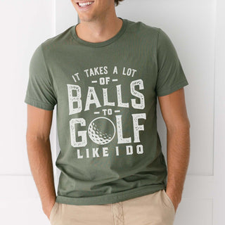 It Takes A Lot Of Balls Graphic Tee - Limeberry Designs