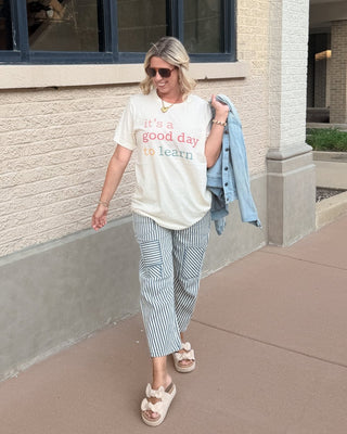 It’s a Good Day to Learn Teacher Bella Graphic Tee - Limeberry Designs