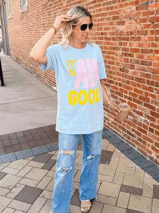 It's All Good Graphic Comfort Color Tee - Limeberry Designs