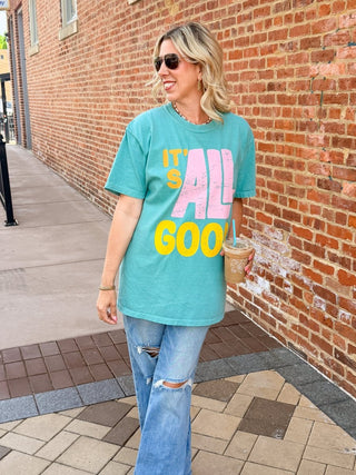 It's All Good Graphic Comfort Color Tee - Limeberry Designs