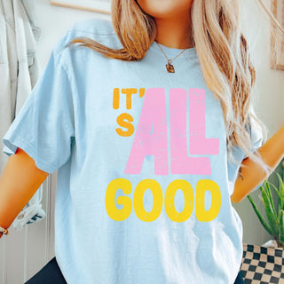It's All Good Wholesale Graphic Comfort Color Tee - Limeberry Wholesale