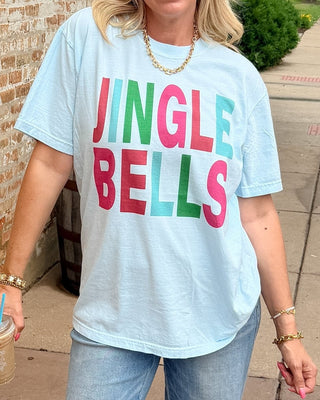 Jingle Bells Comfort Color Tee - Limeberry Designs