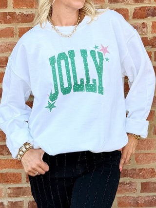 Jolly Stars Graphic Sweatshirt - Limeberry Designs