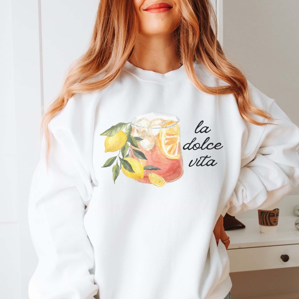 La Dolce Vita Social Club Sweatshirt - Limeberry Designs