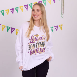 Laissez Les Bon Temps Rouler Graphic Sweatshirt - Limeberry Designs