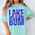 Lake Bum Smile Comfort Color Tee - Limeberry Designs