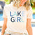 Lake Girl Blue Wholesale Tee - Quick Shipping - Limeberry Designs