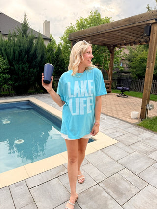Lake Life Comfort Color Graphic Tee - Limeberry Designs