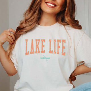 Lake Life Rowboat Comfort Color Wholesale Tee - Fast Shipping - Limeberry Designs