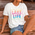 Lake Life Watercolor Tee - Limeberry Designs