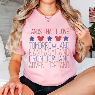 Lands That I Love Graphic Tee - Limeberry Designs