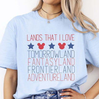 Lands That I Love Graphic Tee - Limeberry Designs
