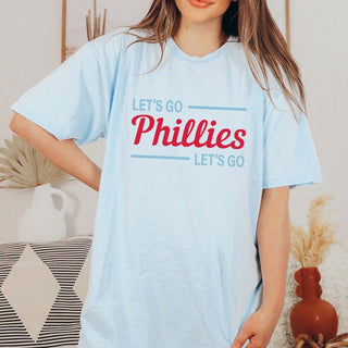 Let's Go Phillies Bella Graphic Tee - Limeberry Designs