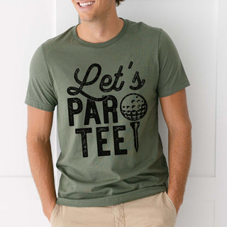 Lets Par - Tee Golf Graphic Tee - Limeberry Designs