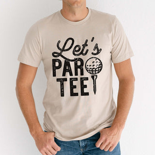 Lets Par - Tee Golf Graphic Tee - Limeberry Designs