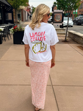 Limon Cello Boxy Crop Front & Back Comfort Color Graphic Tee - Limeberry Designs