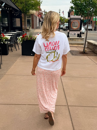 Limon Cello Boxy Crop Front & Back Comfort Color Graphic Tee - Limeberry Designs