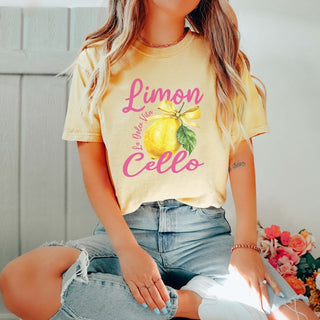 Limon Cello La Dolce Vita Comfort Color Tee - Limeberry Designs