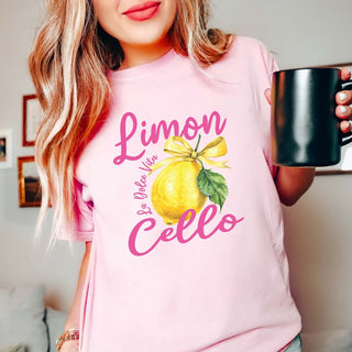 Limon Cello La Dolce Vita Comfort Color Tee - Limeberry Designs