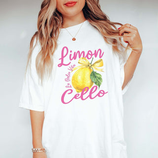 Limon Cello La Dolce Vita Comfort Color Tee - Limeberry Designs