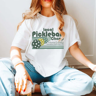Local Pickleball Champ Graphic Comfort Color Tee - Limeberry Designs