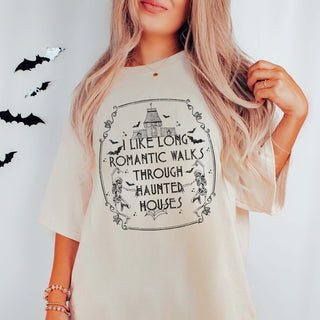 Long Romantic Walks Comfort Color Wholesale Graphic Tee - Fast Shipping - Limeberry Designs