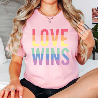 Love Wins Graphic Wholesale Tee - Fast Shipping - Limeberry Designs