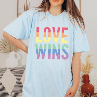 Love Wins Graphic Wholesale Tee - Fast Shipping - Limeberry Designs