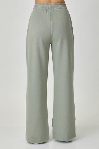 Lux Comfort Risen Lounge Pants with Slit - Limeberry Designs