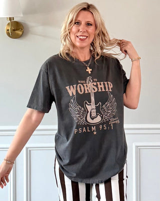 Made to Worship Comfort Colors Tee - Limeberry Designs