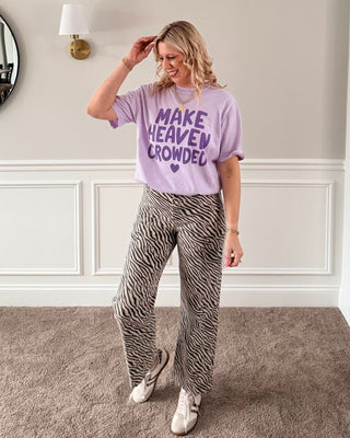 Make Heaven Crowded Comfort Colors Tee - Limeberry Designs