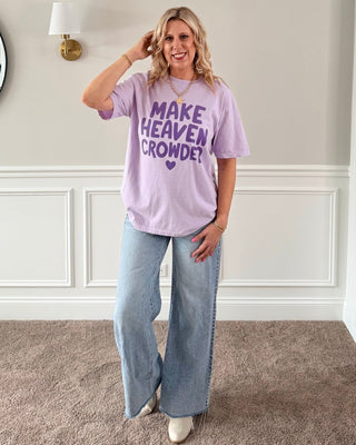 Make Heaven Crowded Comfort Colors Tee - Limeberry Designs