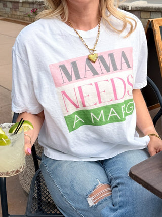 Mama Needs A Marg Comfort Color Graphic Tee - Limeberry Designs