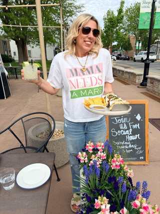 Mama Needs A Marg Comfort Color Graphic Tee - Limeberry Designs