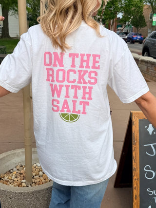 Margs On The Rocks Comfort Colors Graphic Tee Front & Back Prints - Limeberry Designs
