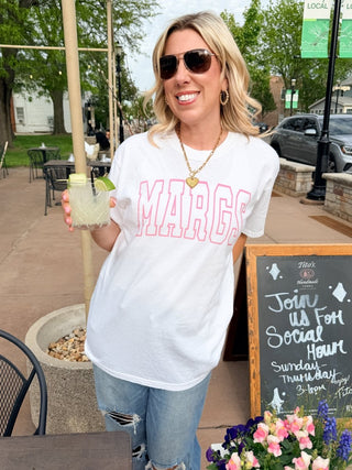 Margs On The Rocks Comfort Colors Graphic Tee Front & Back Prints - Limeberry Designs
